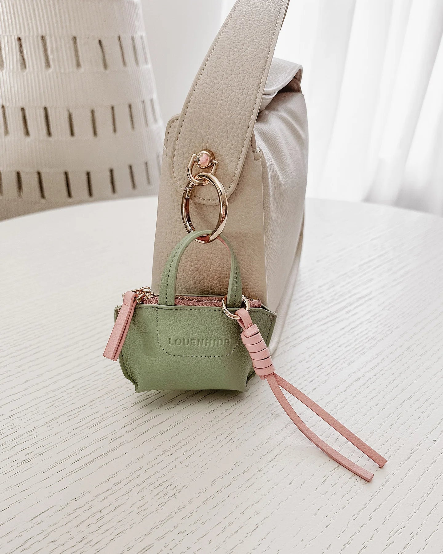 LOUENHIDE : Gina Sage Green - Bag Charm