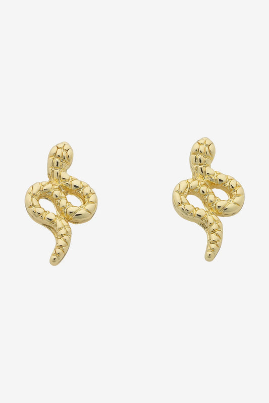 LIBERTE: Petite Boa Gold Serpant - Earring