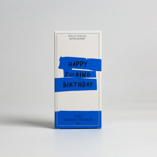 WILD EMERY : Happy Fxxking Birthday - Shower Steamer Pack