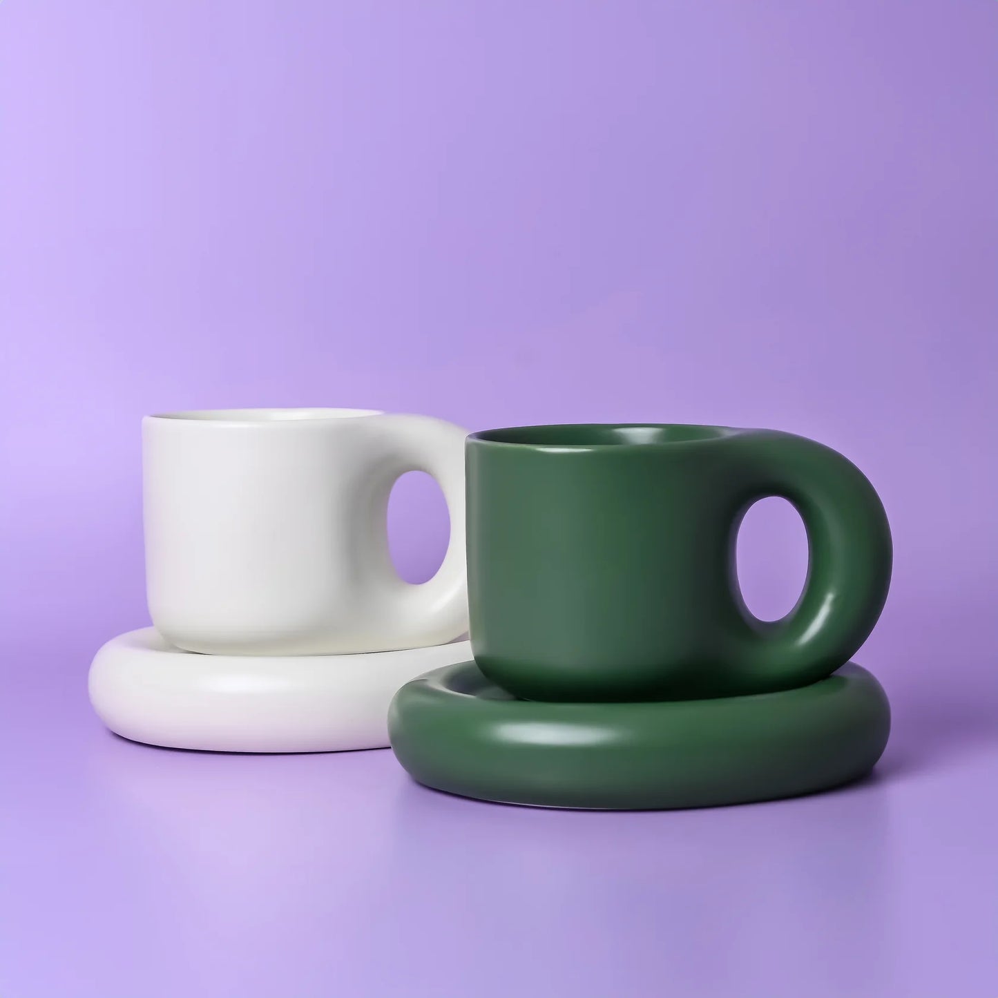 SAGE & COOPER : Lola Chubby Mug - Dark Green