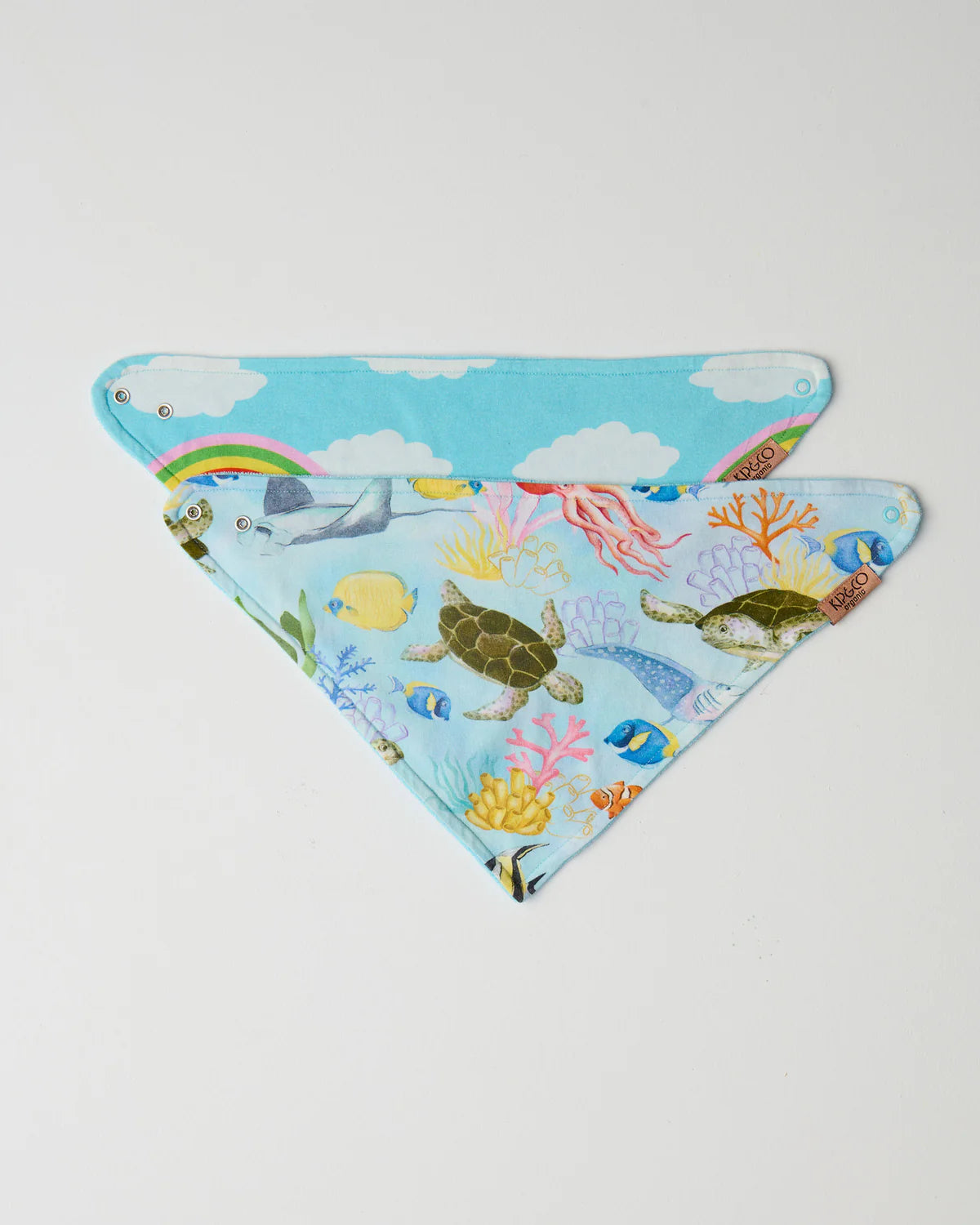 KIP & CO : Beach Baby Organic Cotton - Dribble Bib Set