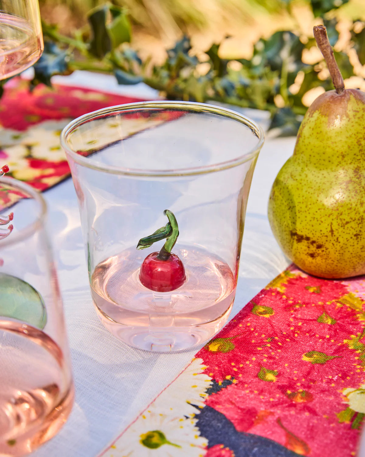 KIP & CO : Cherry Carafe & Glass - 100ml