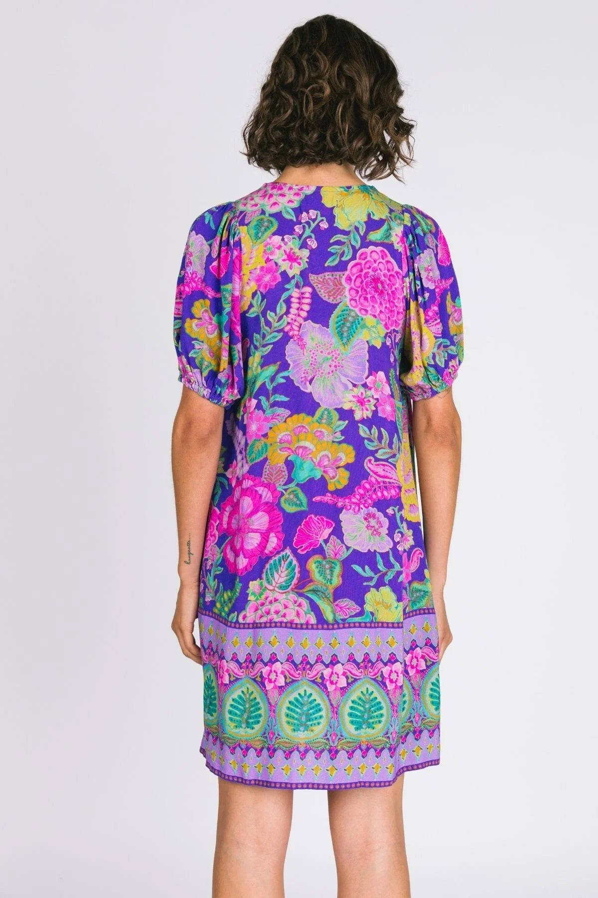 NINE LIVES BAZAAR : Savannah Mini Dress - Hibiscus