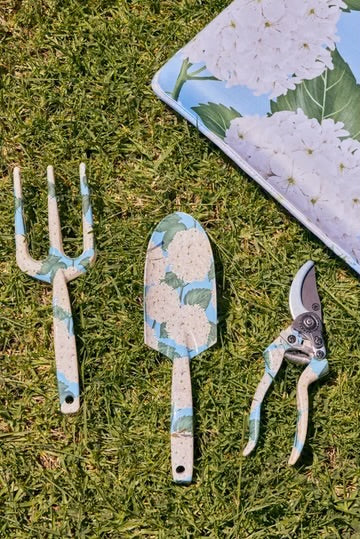 KIP & CO : Hydrangea Blue Garden - Gardening Tools & Gloves Set