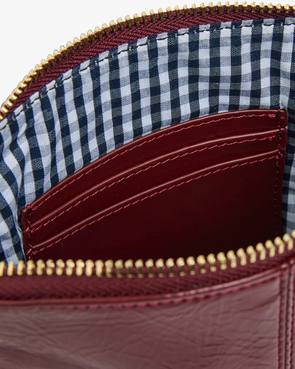 ELMS+KING : Burbank Xbody - Burgundy Crinkle