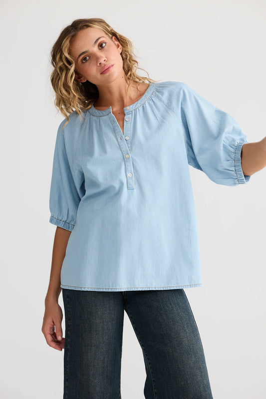 TALISMAN : Rodeo Light Denim - Top