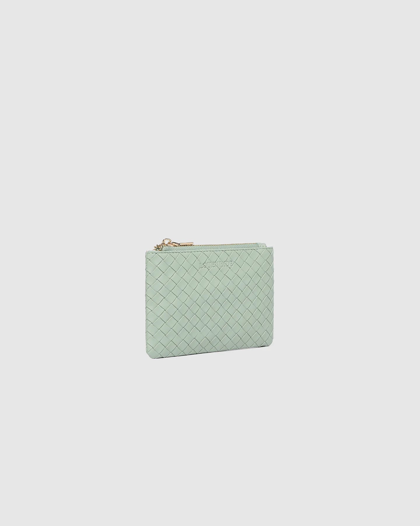 LOUENHIDE : Kuta Purse - Woven Sage Green