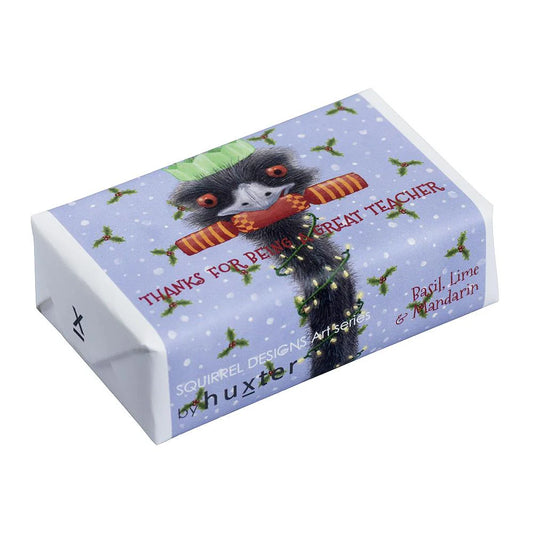 HUXTER : ‘Thanks For Being A Great Teacher’ Emu Cracker - Wrapped Soap