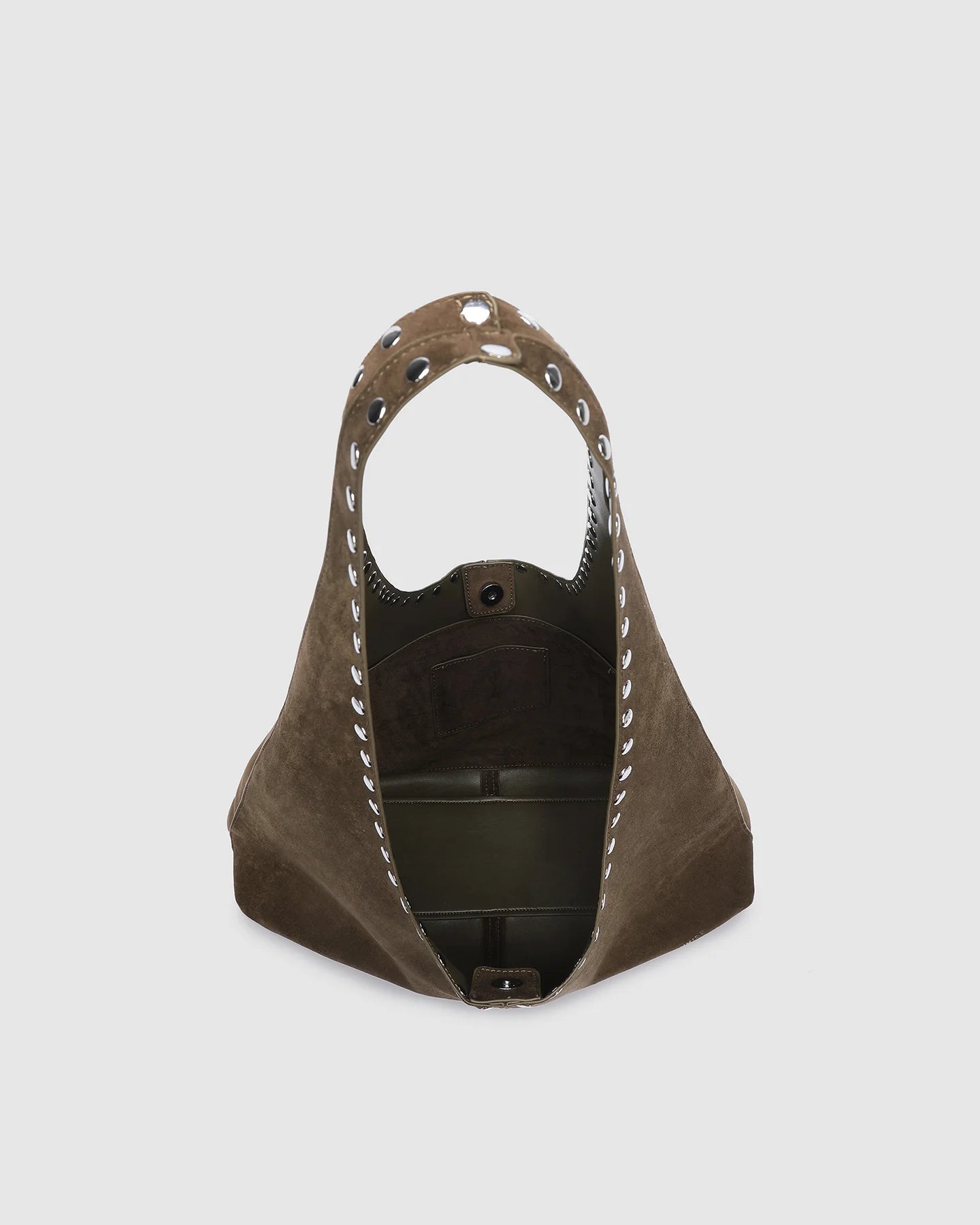 LOUENHIDE : Hailey Suedette Olive - Shoulder Bag
