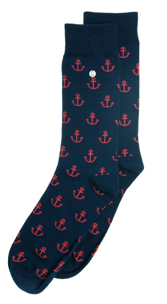 ALFREDO GONZALES : Combed Cotton Anchor - Socks