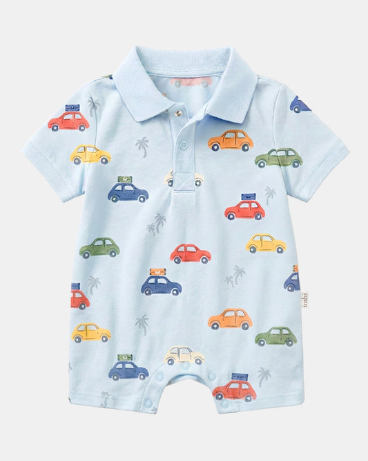 TOSHI : S/S Big Mini Polo Arcadia - Onesie