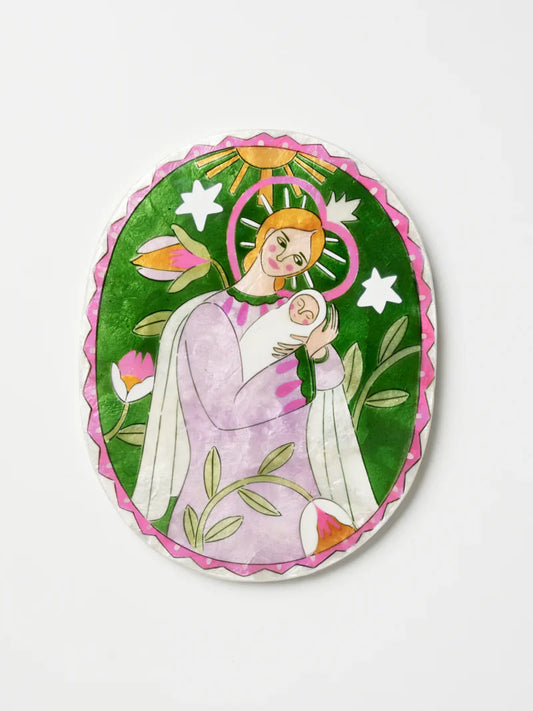 JONES & Co : Gardienne Bebe Green - Wall Art