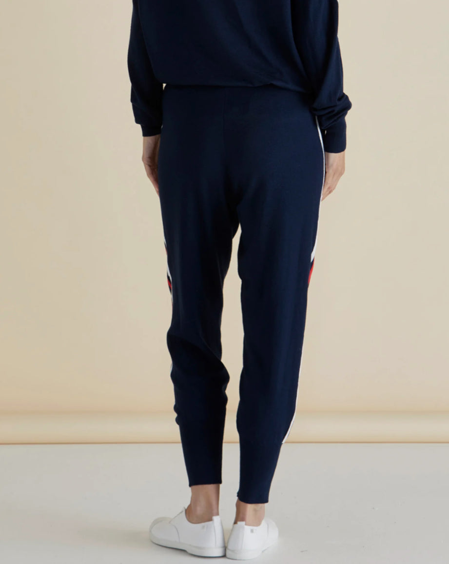 BETTY BASICS : Aida Knit Pant - Navy