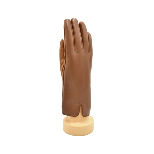 TAYLOR HILL : Faux Leather Tan - Gloves