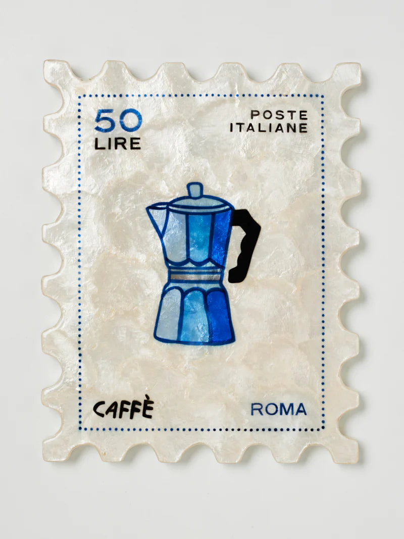 JONES & CO : Caffe Stamp - Wall Art