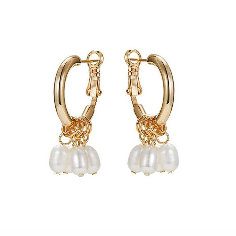 GREENWOOD DESIGNS: Freshwater Pearl - Earrings