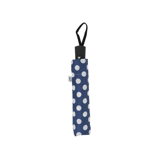ANNABEL TRENDS: Polka Dots Navy - Compact Umbrella