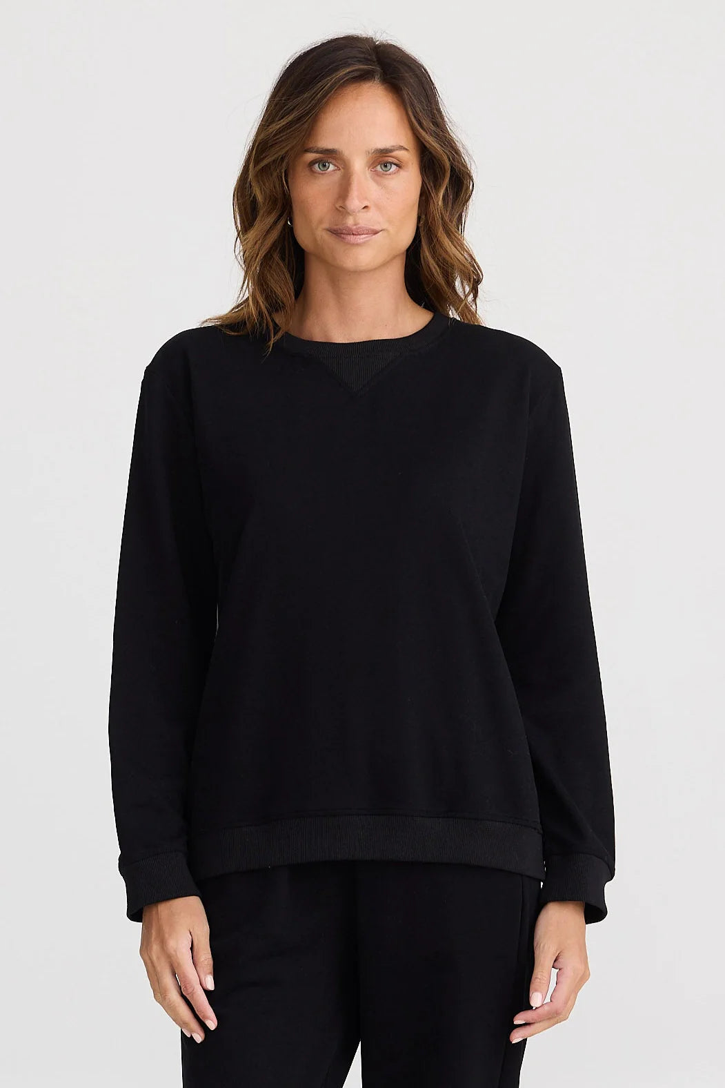 HOMELOVE : Goodwood Zip Black - Sweater