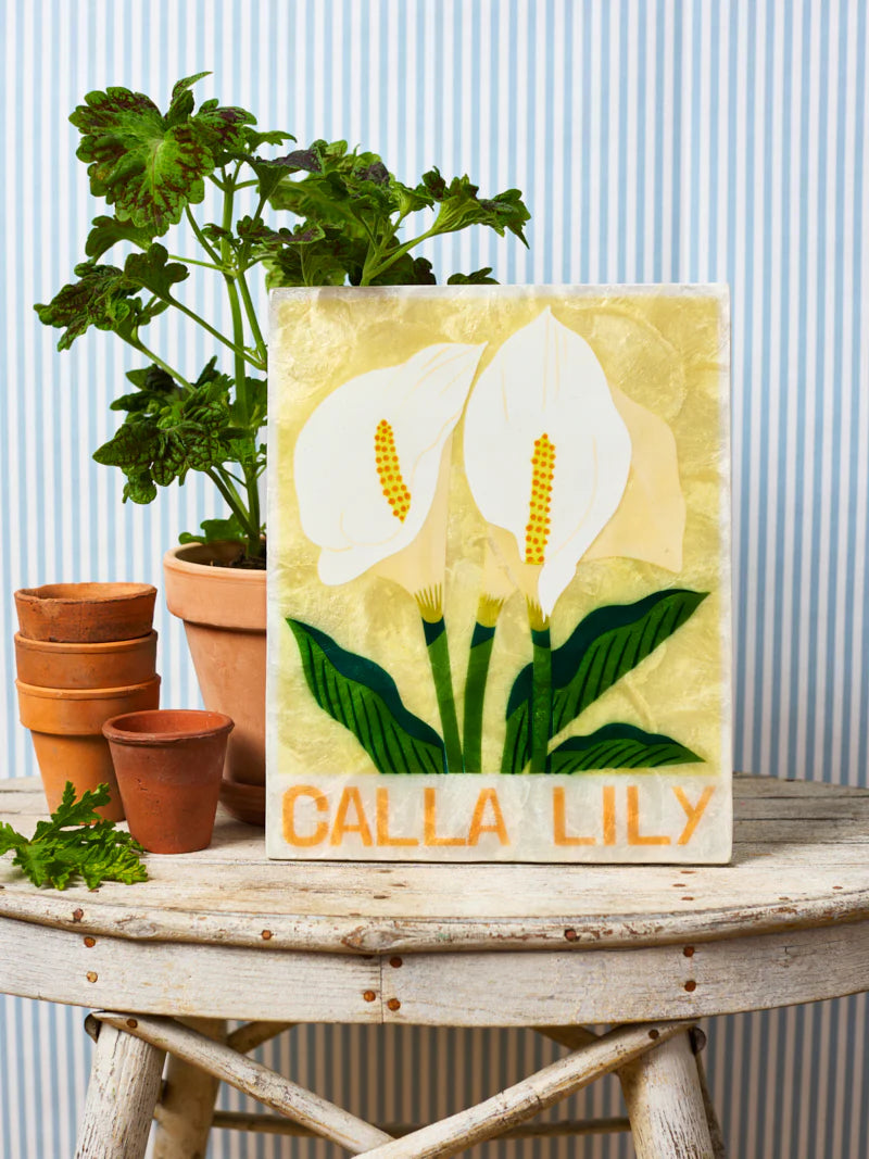 JONES & CO : Market Calla Lily - Wall Art