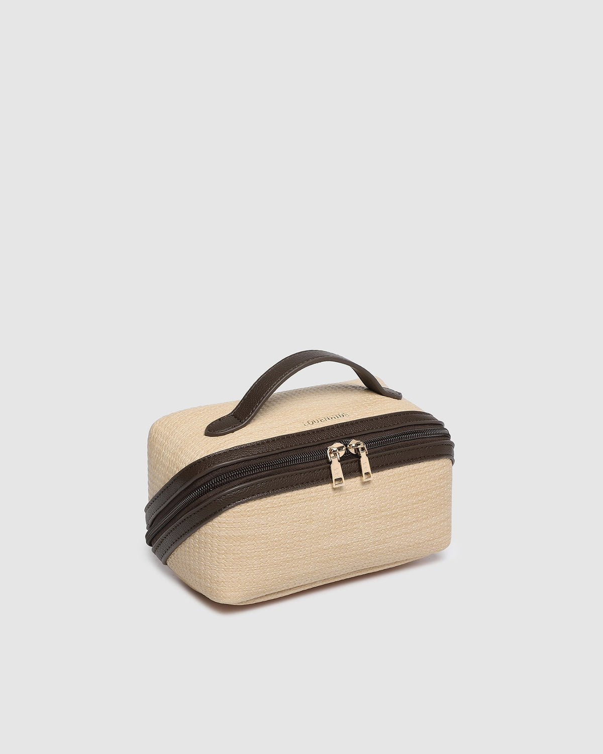 LOUENHIDE - Ellis Natural Chocolate - Make Up Bag