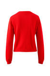 CERES LIFE - Nelly Long Sleeve Fiery Red - Knit Cardi