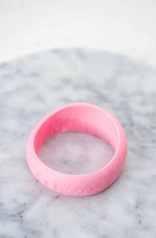 GREENWOOD DESIGNS : Resin Bangle - Light Pink