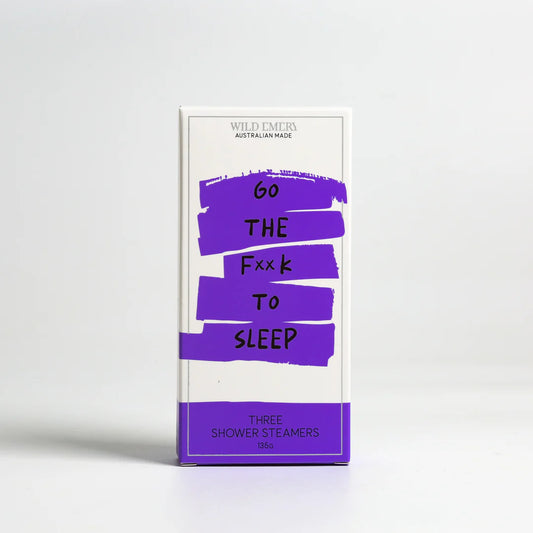 WILD EMERY : Go The Fxxk To Sleep - Shower Steamer Pack