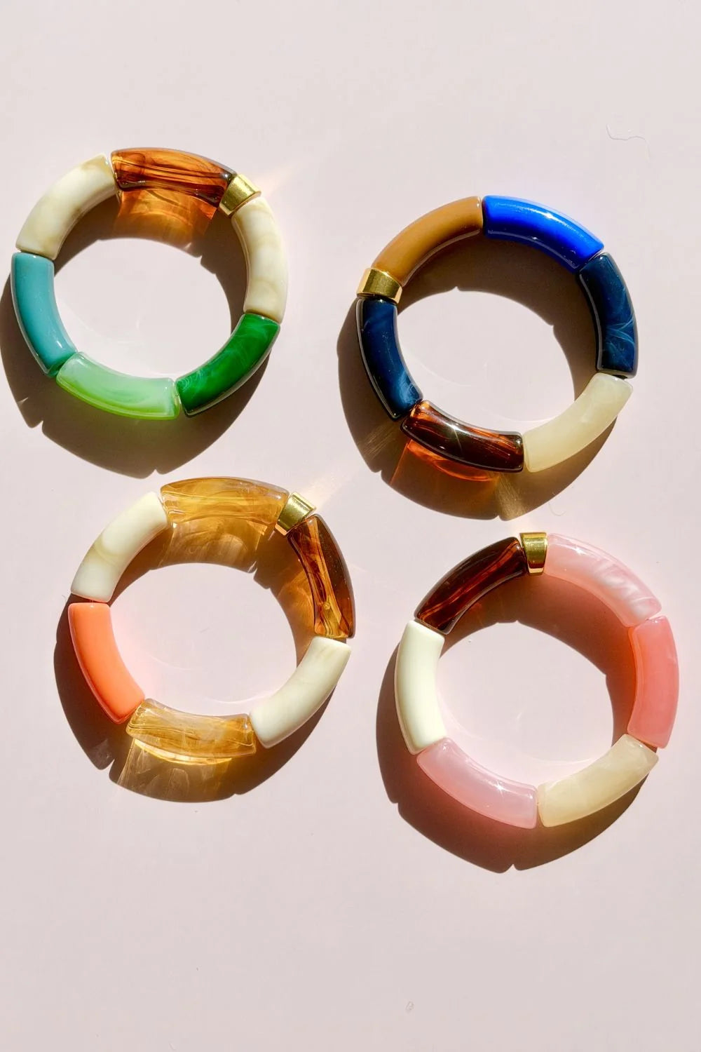 MOSK. MELBOURNE : Tube Rose Combo - Bracelet