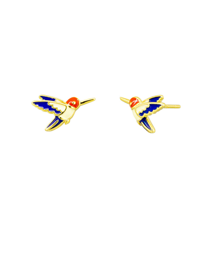 TIGER TREE : Woodstar Bird Studs - Earrings