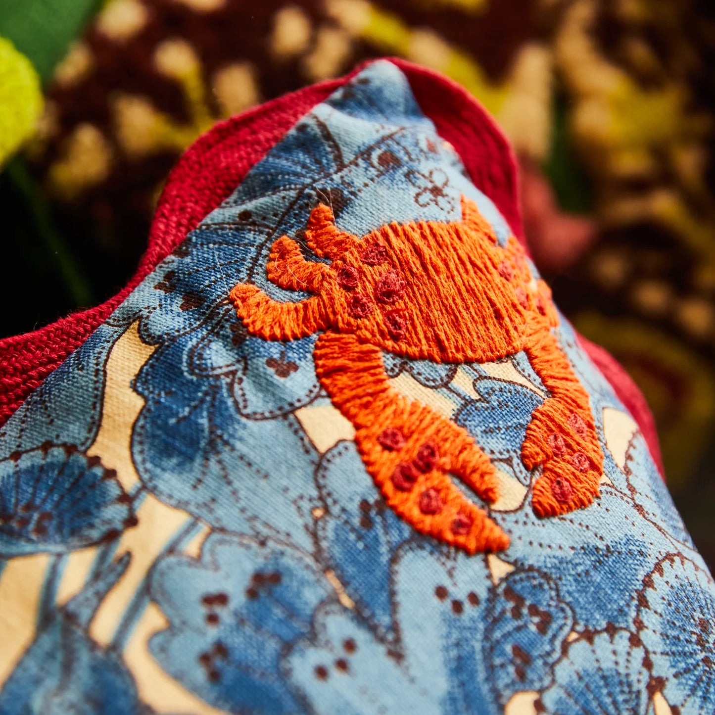 SAGE + CLARE : Lucia Embroidered Cushion - Cushion