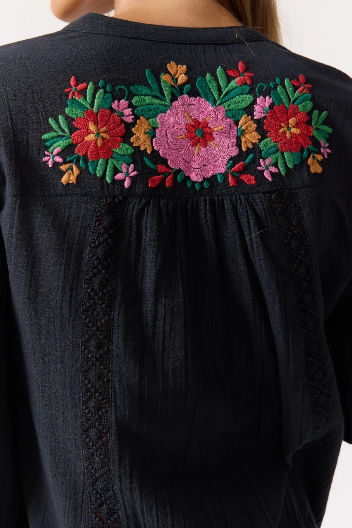NINE LIVES BAZAAR : Carnival Clover Noche - Blouse