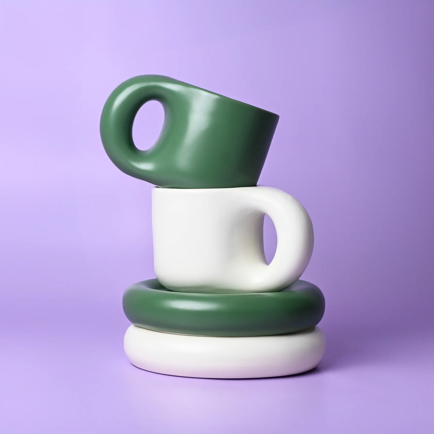 SAGE & COOPER : Lola Chubby Mug - Dark Green