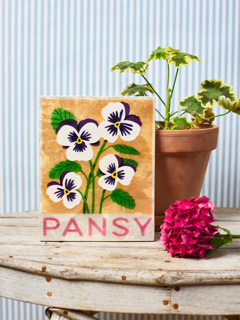 JONES & CO : Market Pansy - Wall Art