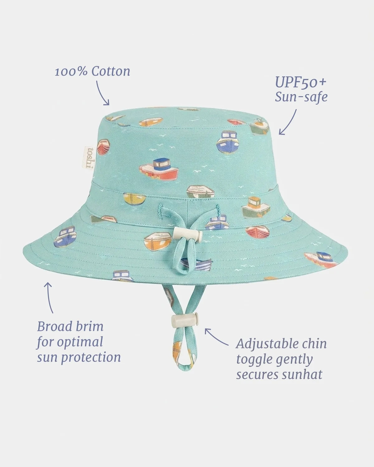 TOSHI : Tugboat Green - Sunhat