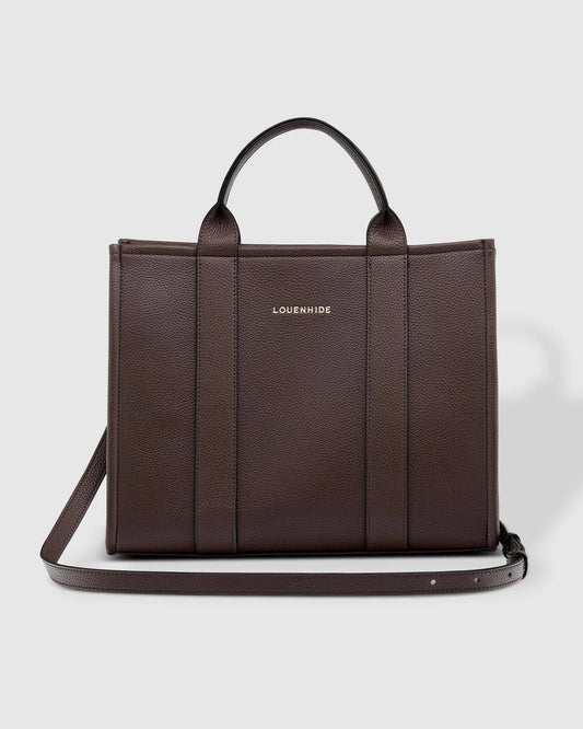 LOUENHIDE - Manhattan Tote Bag - Chocolate