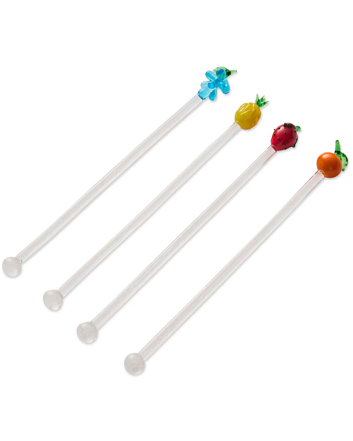 KIP & CO : Tutti Fruitti Swizzler Sticks - 4P Set