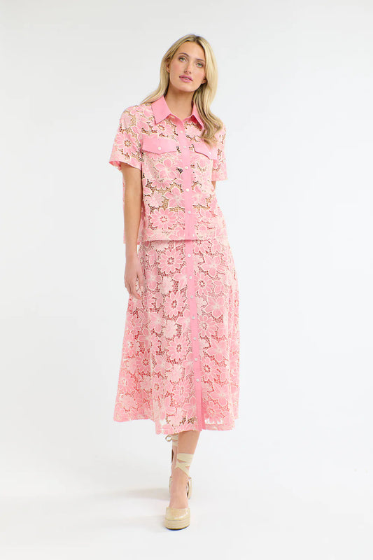 365 DAYS : Daphne Carnation Pink - Skirt