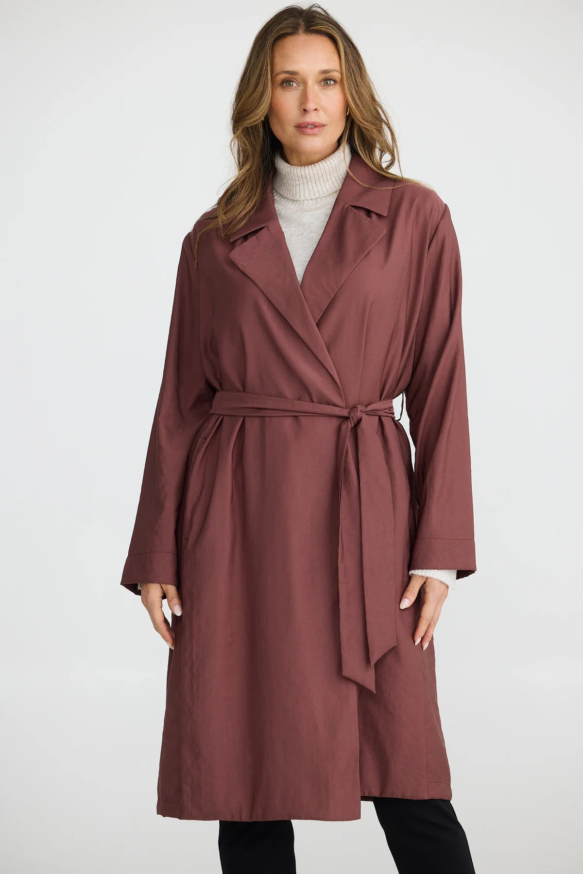 BRAVE+TRUE : Parker Trench Coat - Chestnut