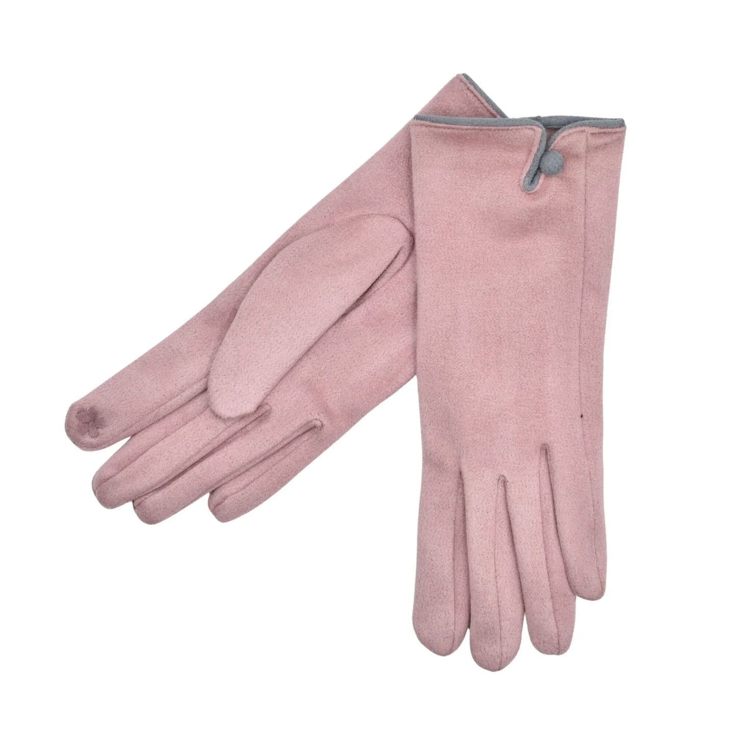 TAYLOR HILL : One Button Pink  - Gloves