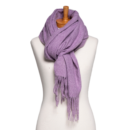 TAYLOR HILL :  Lavender Lux Plain - Scarf