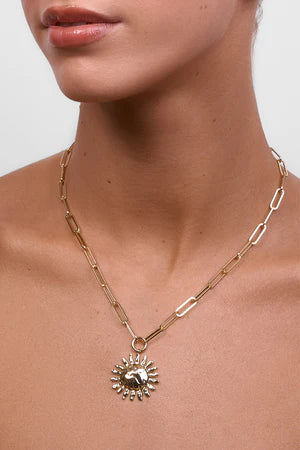 LIBERTE : Summer Gold Sun - Necklace