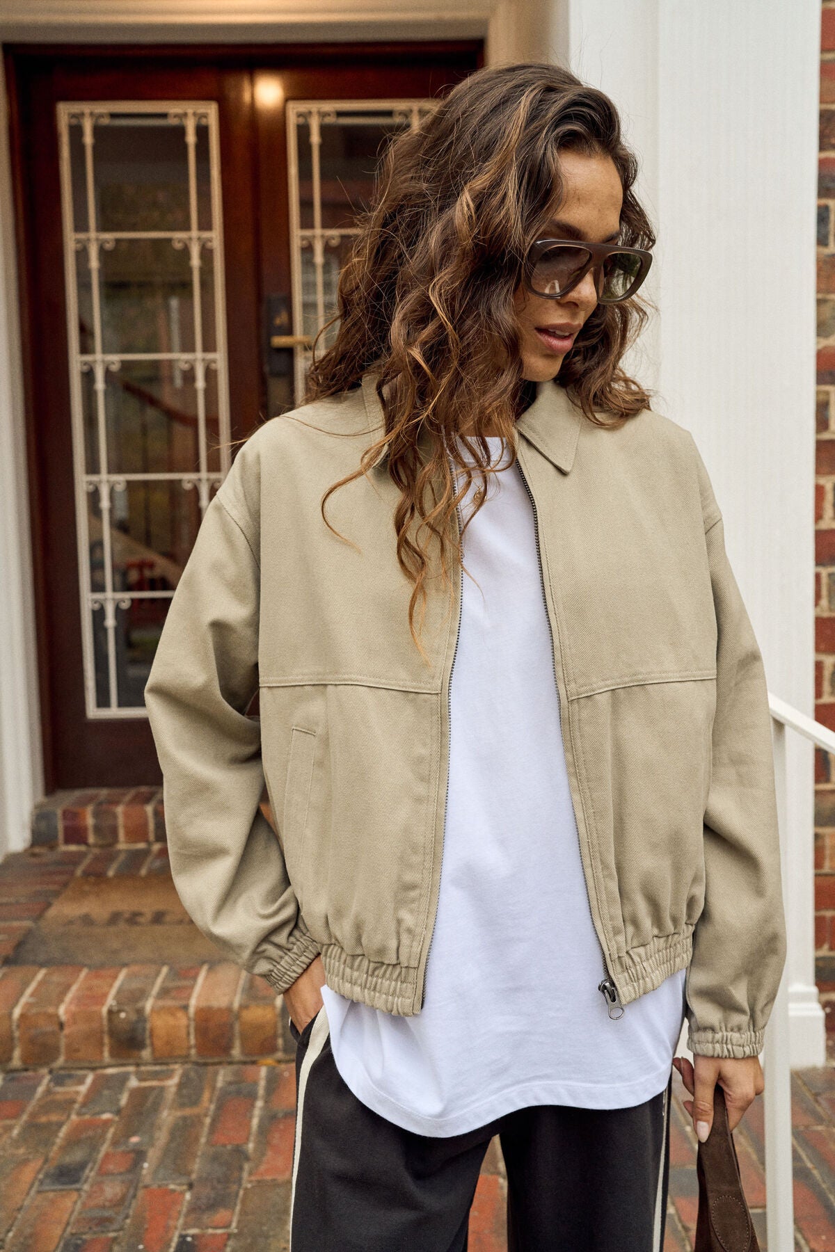 CERES LIFE - Annie Ash Green - Bomber Jacket