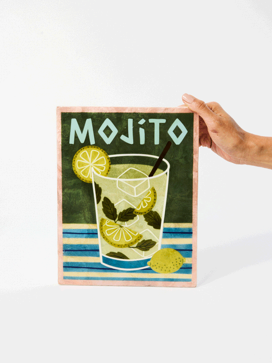 JONES & Co : Happy Hour Mojito - Wall Art