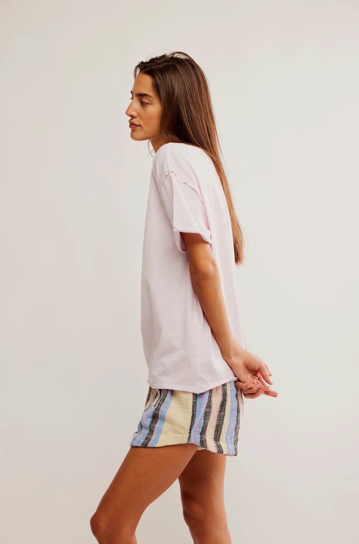 FREE PEOPLE : Nina Tee - Falling Petal Pink