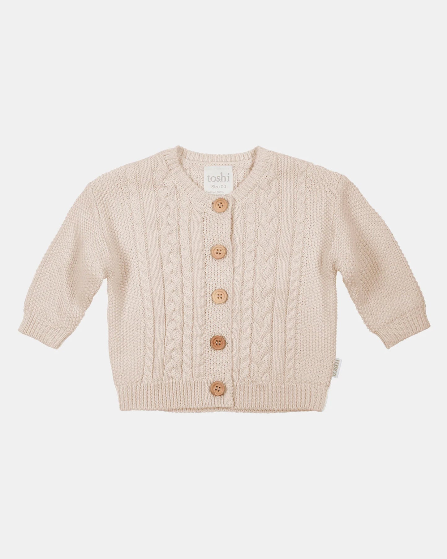 TOSHI : Oatmeal Organic Yummy - Cardigan
