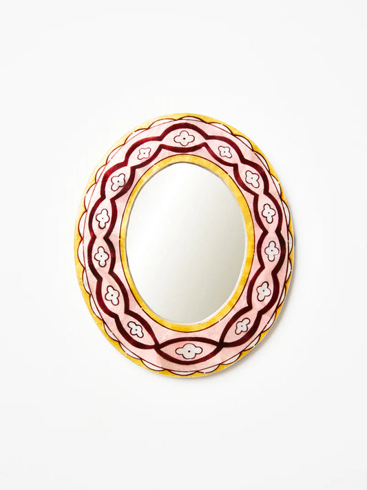 JONES & CO : Samira Pink Waves - Mirror