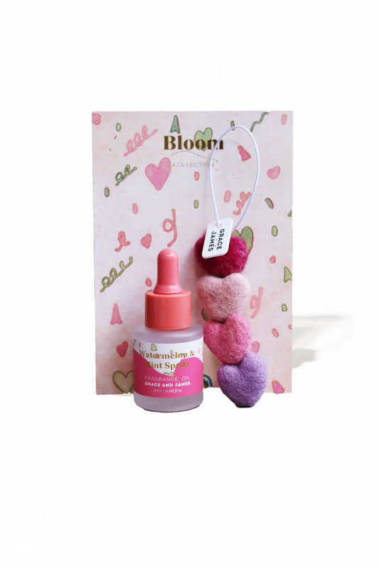GRACE & JAMES: Bloom Collection Watermelon & Mint Spritz - Air Freshener