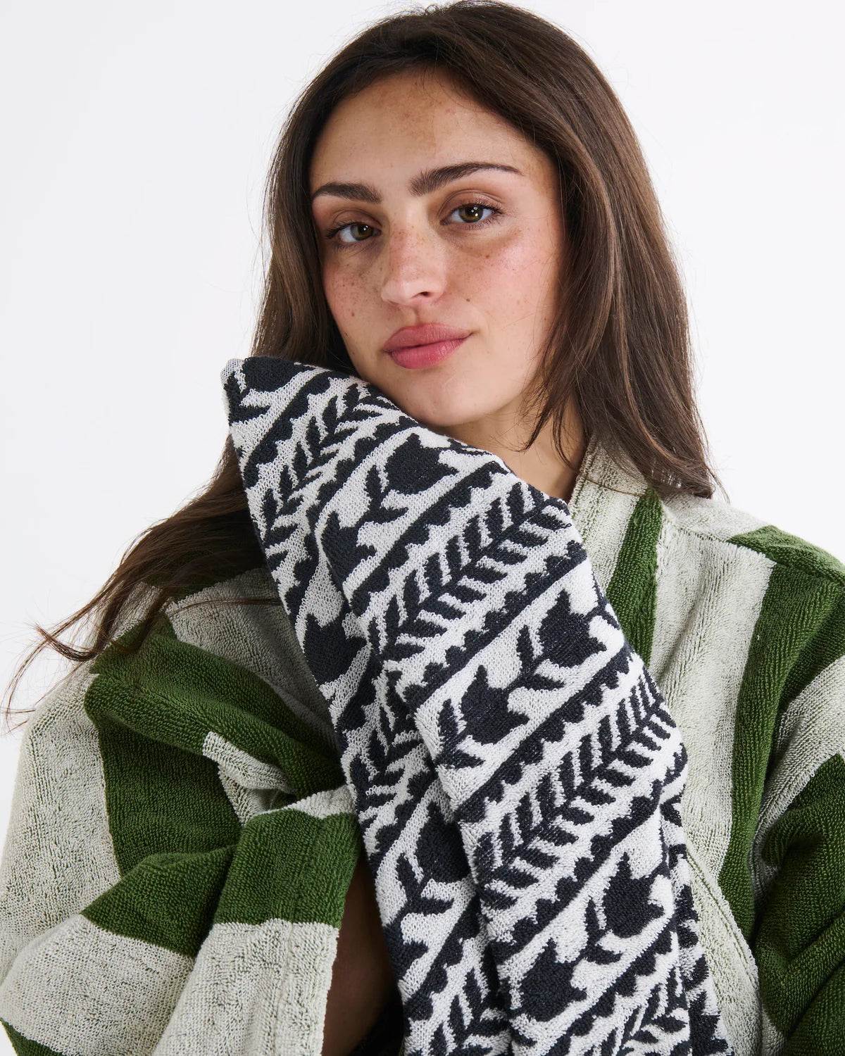 KIP & CO : Flower Chain Terry - Hand Towel