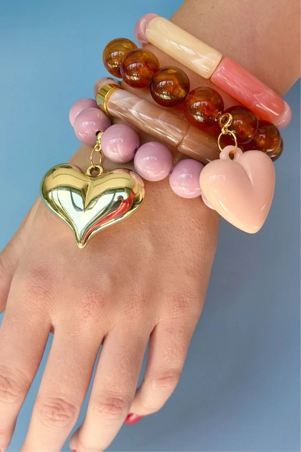MOSK. MELBOURNE : Bubble & Heart Rose - Bracelet