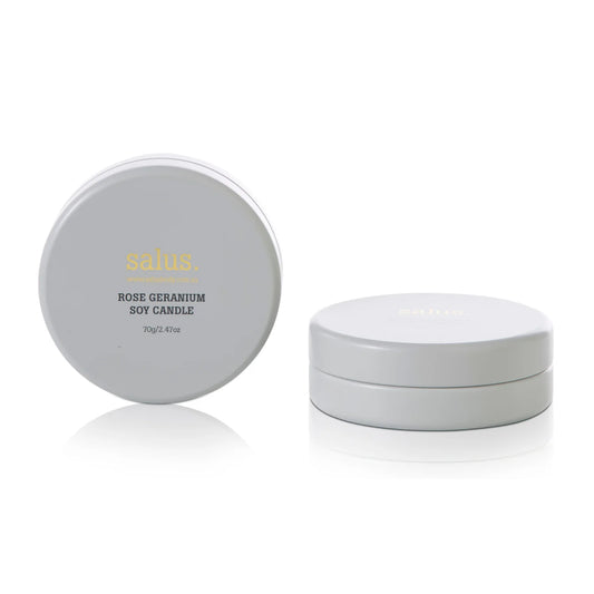 SALUS : Rose Geranium Mini - Soy Candle